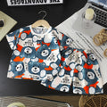Summer children's cotton silk short-sleeve set: boys' loungewear, girls' cotton silk pajamas, baby air conditioning suit, wholesale children's clothing
