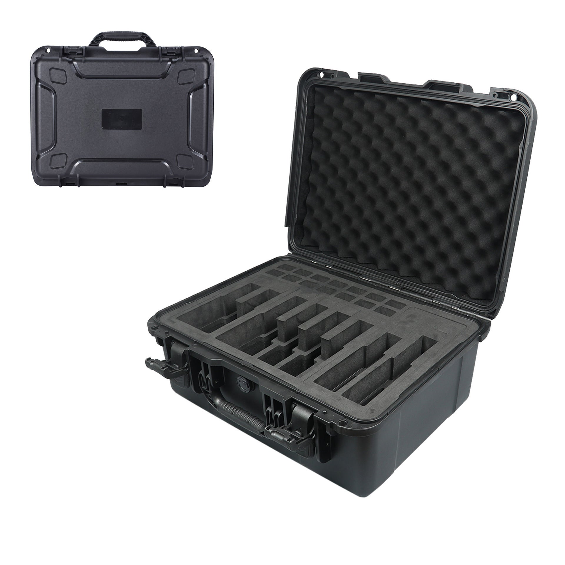 Cross-border explosion new toy pistol waterproof case 8 gun positions high-end tactical box can be determined LOGO can be determined lining