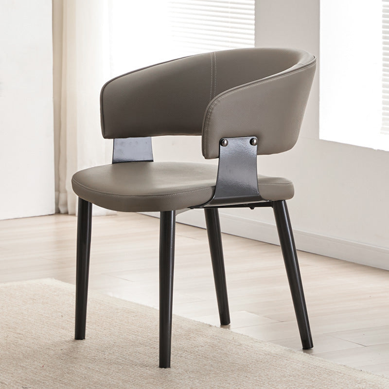 Source factory personalized italian accessible luxury backrest dining chair manufacturer wholesale restaurant scandinavian modern casual backrest chair