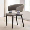Source factory personalized italian accessible luxury backrest dining chair manufacturer wholesale restaurant scandinavian modern casual backrest chair