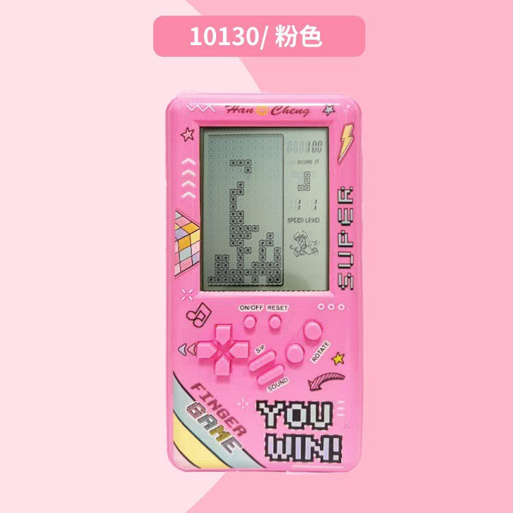 Wholesale classic nostalgic tetris game console - large screen, eye-friendly, handheld game console for kids