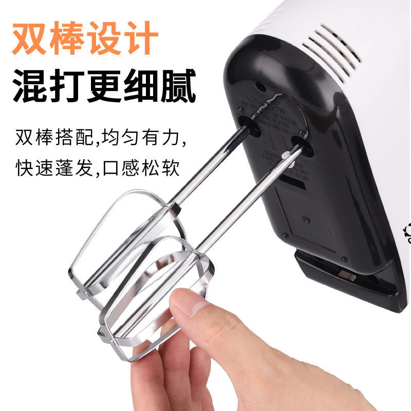 Handheld egg whisk, mini electric whisk for home use, automatic egg beater, baking whisk for whipping egg whites and cream, cross-border e-commerce product