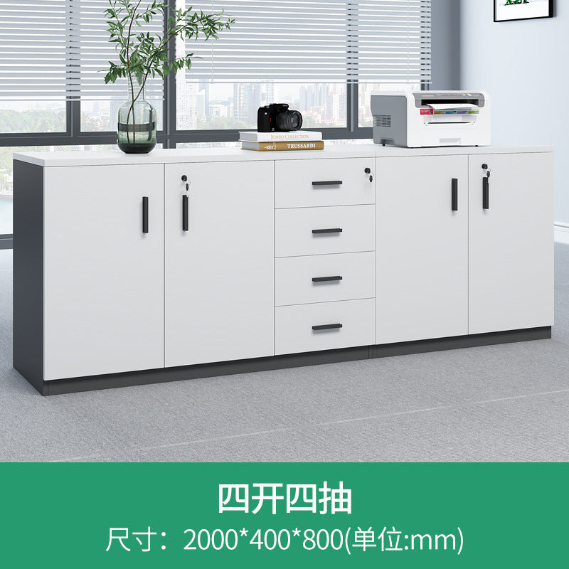Office tea cabinet low cabinet file cabinet office partition side cabinet locker locker printer placement cabinet