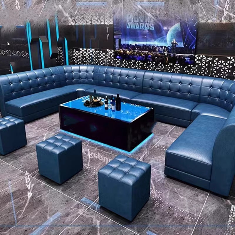 High-end KTV sofa party room bar sofa booth dance hall club box family ktv coffee table