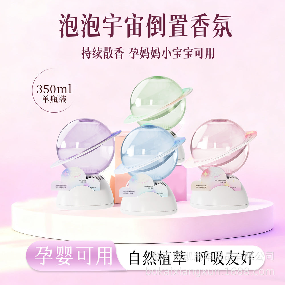Inverted aromatherapy ornament crystal ball - long-lasting fragrance for home, odor eliminator, fresh air, bedroom scent diffuser