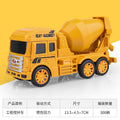 Boys' inertia pull-back excavator bulldozer construction vehicle set - excavator bulldozer toy car - kindergarten small gift toy