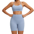 buttery solf lycra sports suit women's nude seamless yoga suit classy fitness suit