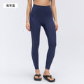 High-waisted butt-lifting leggings for women, mesh panel, breathable running & fitness training pants, barely-there yoga pants d26062