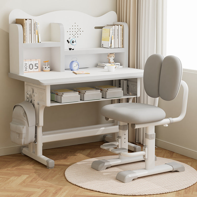 2025 new children's study desk - elementary school home writing desk - kids' specialized table - height adjustable desk and chair set