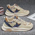 Men's fall/winter 2025 new trendy soft sole athletic casual shoes - men's chunky platform height increasing dad shoes - men's streetwear