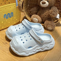 Blue - chunky clogs