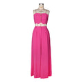 Amazon's new european and american style fashionable sexy stretch bandeau top and wide-leg pants set