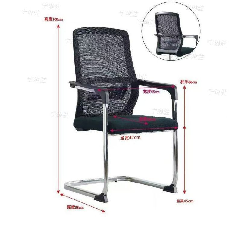 Modern minimalist four-seat office desk set - includes individual workstations, computer desks, and executive office desk