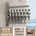 Activity folding clothes hanger with multiple clips for home wall hanging socks drying clothes hanger balcony intimates underwear socks clip