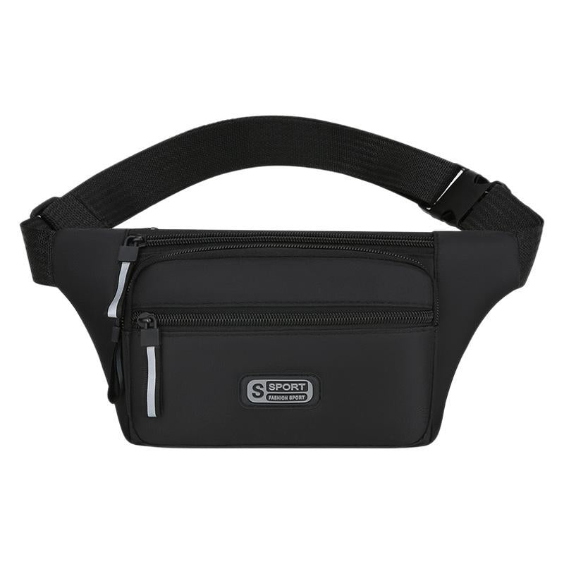 New multi-functional men's and women's sports fanny pack portable cashier business chest bag commuting simple shoulder messenger bag