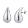 Amazon's new earrings fashioncasual water drop earrings eleganteasiest for match14k gold-plated glossy water drop earrings