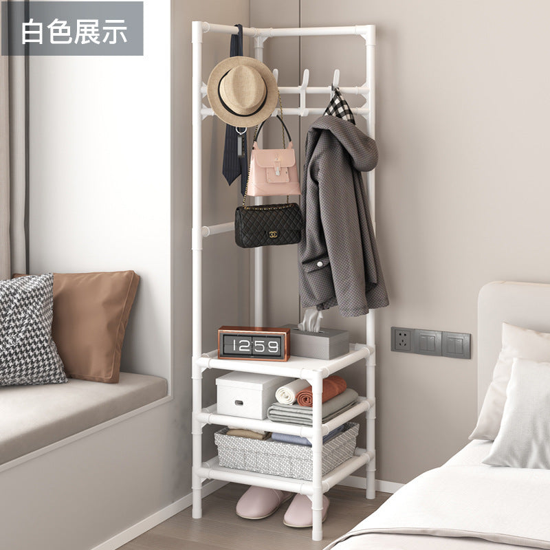 Corner simple coat rack floor bedroom bedside storage rack corner storage rack modern casual clothes rack