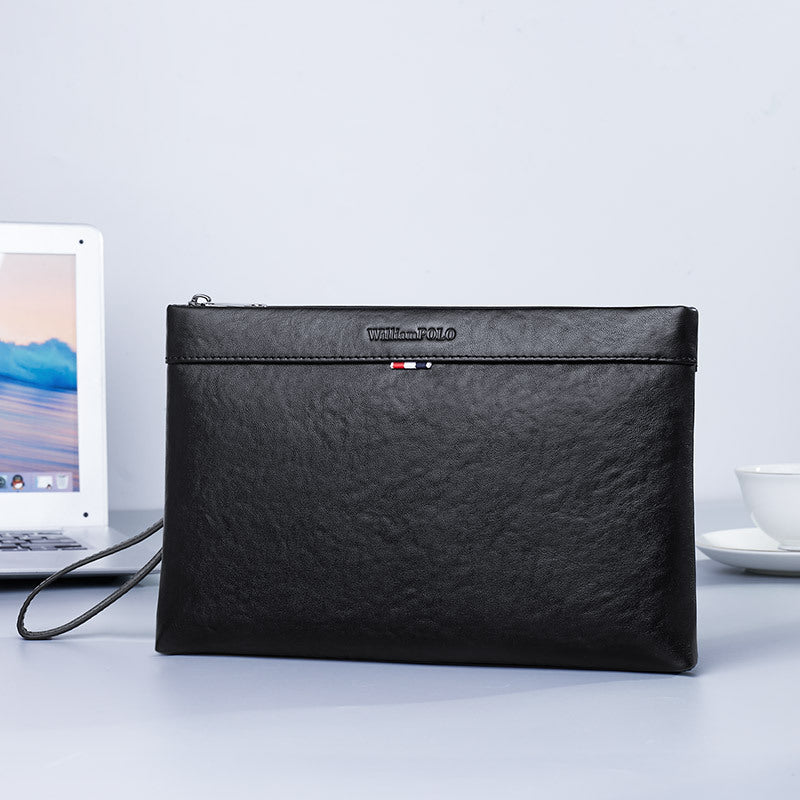 Emperor Paul Men's Clutch Bag Genuine Leather Portable Envelope Bag First Layer Cowhide Business Clutch Bag Men