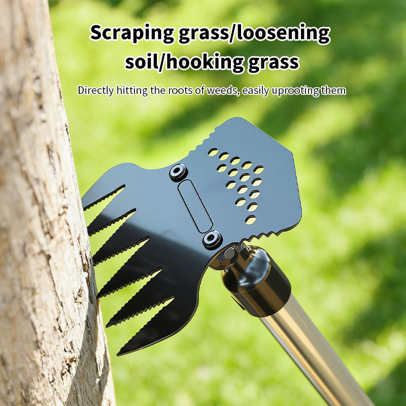 multifunctional weeding tool, multi-purpose weeding, removable nail rake, soil turning hoe, agricultural household grass rake