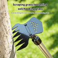 multifunctional weeding tool, multi-purpose weeding, removable nail rake, soil turning hoe, agricultural household grass rake