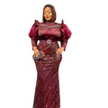 Tiktok african women's clothing  new christmas party dress cross-border e-commerce  hot-selling dress