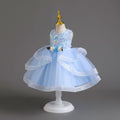 Ready-to-ship new sequin flower kids' dress, princess gown for baby girls, first birthday dress, baby dress