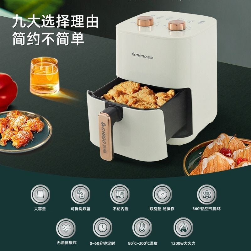 Direct sales air fryer new arrival smart multifunctional low oil healthy home rotary knob electric oven low-fat gift wholesale