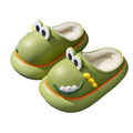 Kids cotton slippers fleece-linedoutwear fur shoes heattech baotou new arrival cartoon waterproofwinter indoor bag