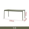 Outdoor modern casual outdoor courtyard table and chairs milk tea casual garden cafe open-air balcony iron art combination