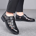 【military-grade leather shoes - premium quality】100% full grain cowhide leather, clearance sale! soft sole leather shoes for men, perfect for casual and business wear