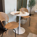 Nail salon waiting table balcony tulip side table small round table dining table coffee table small apartment round table for home