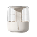 large capacity transparent humidifier with digital display, night light, quiet operation, hydration, gift for office, pregnant women, and baby bedroom