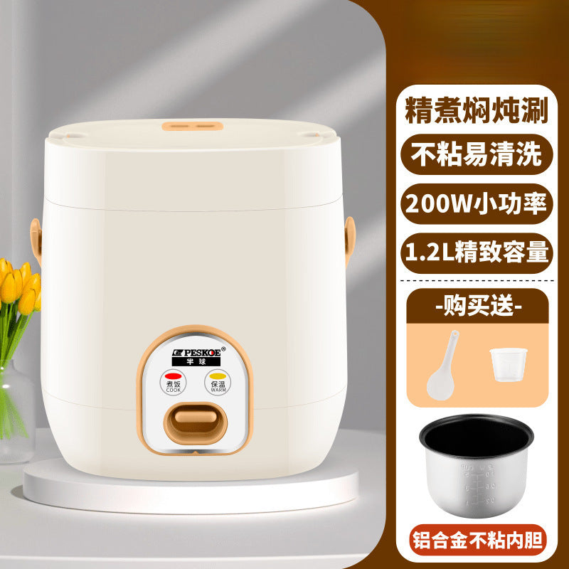 Household Mini Rice Cooker Multifunctional 1-2 People Small Rice Cooker Driver Car Electric Heating Lunch Box