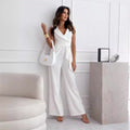 fashion cross-border women's clothing  new arrivalhigh waistwork clothing waist strap jumpsuitpants