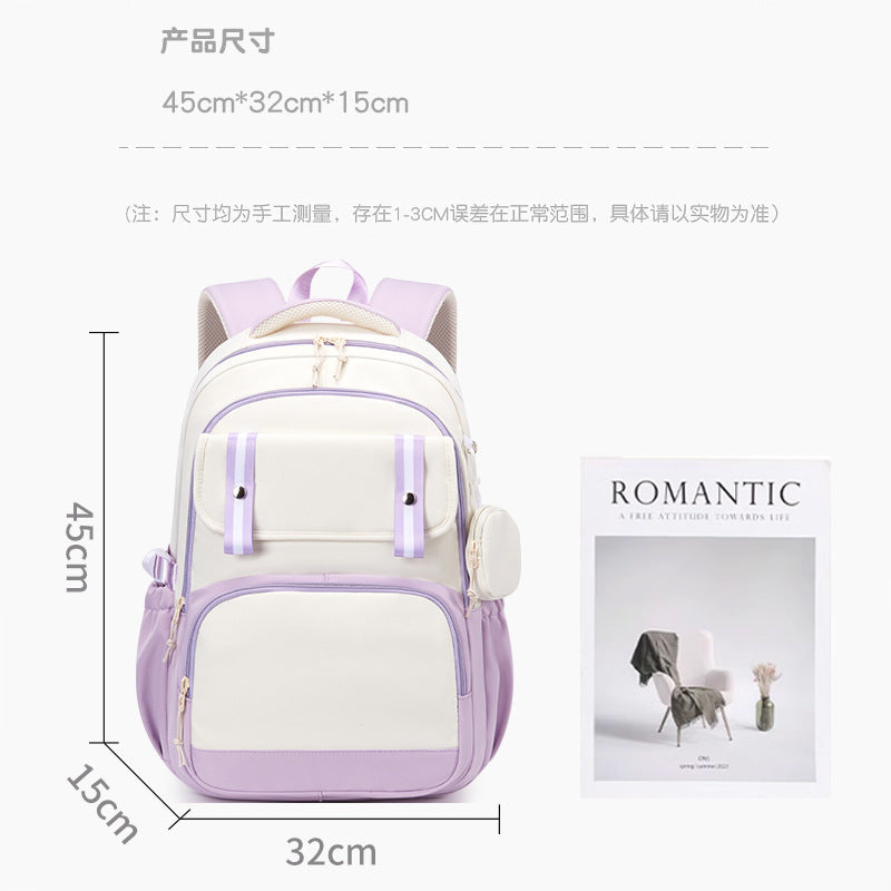 Kapibara schoolbag versatile large capacity lightweight 3-4-6 grade primary school students reduce the burden 2025 new backpack