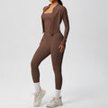 fashionpure color brushed nude breathable sling yoga suit running fitness sportswear three-piece set for women