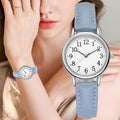 new arrivalcasual digital fashion women's quartz watch small leather belt women's watch women's watch