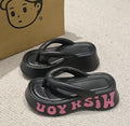 High-heeled flip-flops for women new arrivalthick soleeva slippers for women beach beach shoes for women fashion flip-flops wholesale
