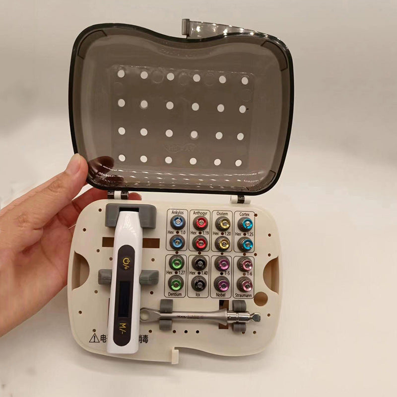 Dental Electric Torque Wrench Implant Wrench Machine Repair Universal Implant Tool Box Screwdriver Set