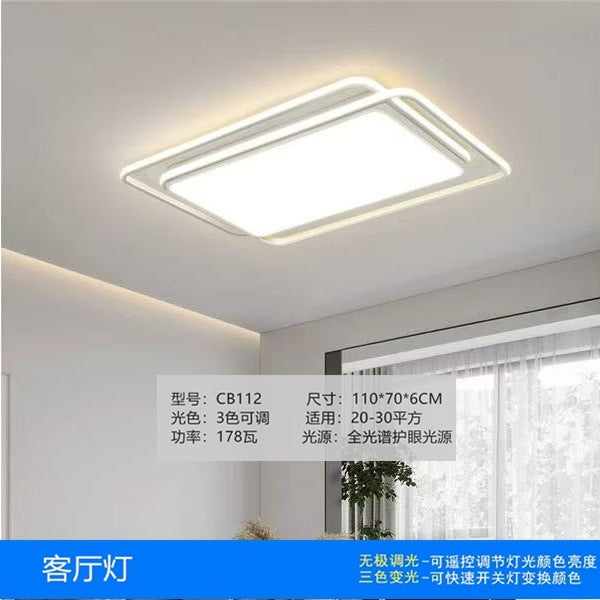 Ceiling light 2025 new lamps modern simple living room light Nordic bedroom light whole house package room lighting