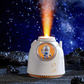 New astronaut humidifier - creative space capsule design with color-changing lights, high mist output, suitable for home, car, desktop, night light, and atomizer
