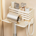 Hole-free hair dryer rack, bathroom hair dryer pendant, toilet hair dryer bracket, bathroom comb storage rack