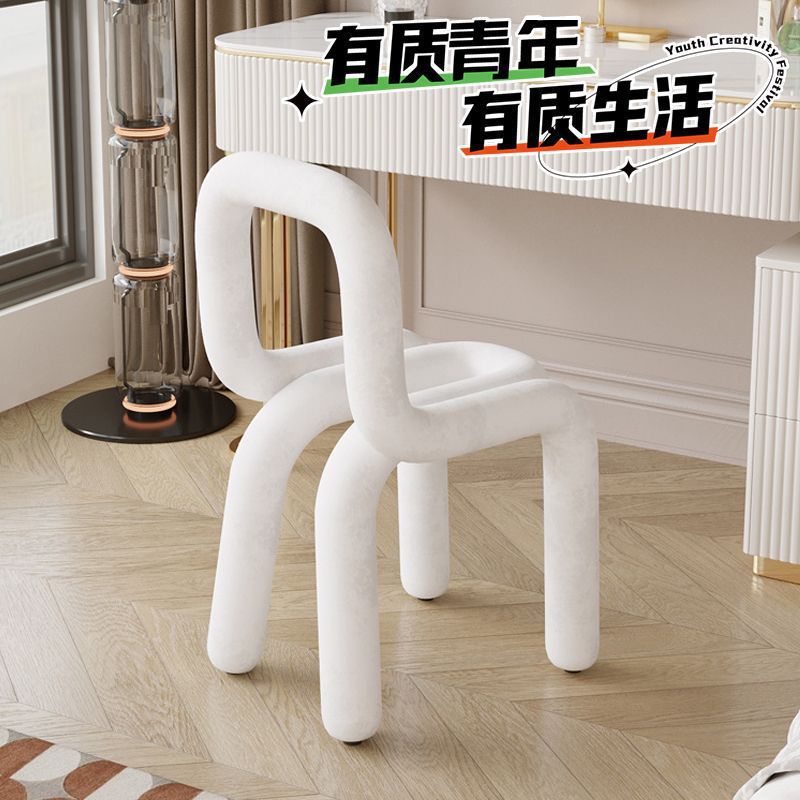 Bedroom chair scandinavianins designer simple creative popular makeup stool casualstylish special-shaped dining chair