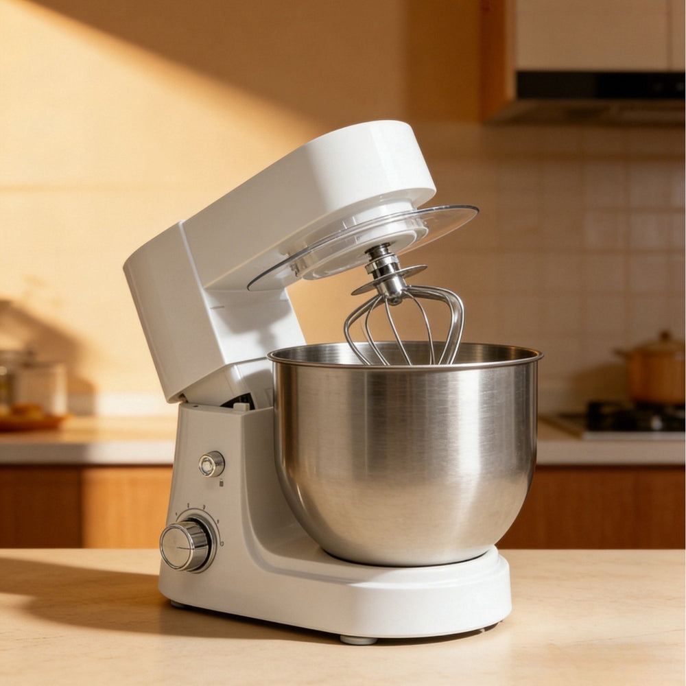 5l chef's stand mixer - dough kneader, egg beater, home & commercial use, multi-functional mixer, cream & dough mixer