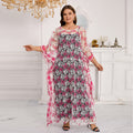 supply of african laceembroidereddress robe plus sizefree size including suspenders two-piece set