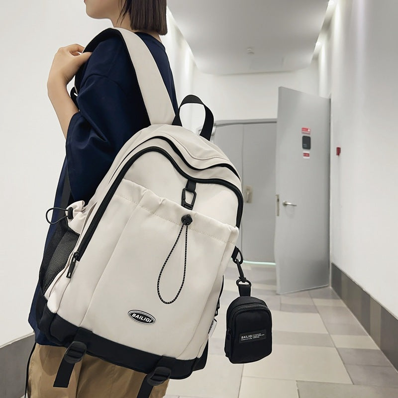 2024 new lightweight travel backpack - minimalist design for men, high school & middle school students, large capacity, women's college student bookbag