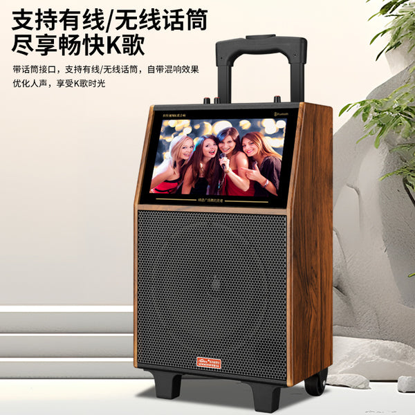 Xianke New Century K55 Square Dance Video A1 Voice Intelligent Tie Rod Audio Wireless Microphone Singing Machine KTV