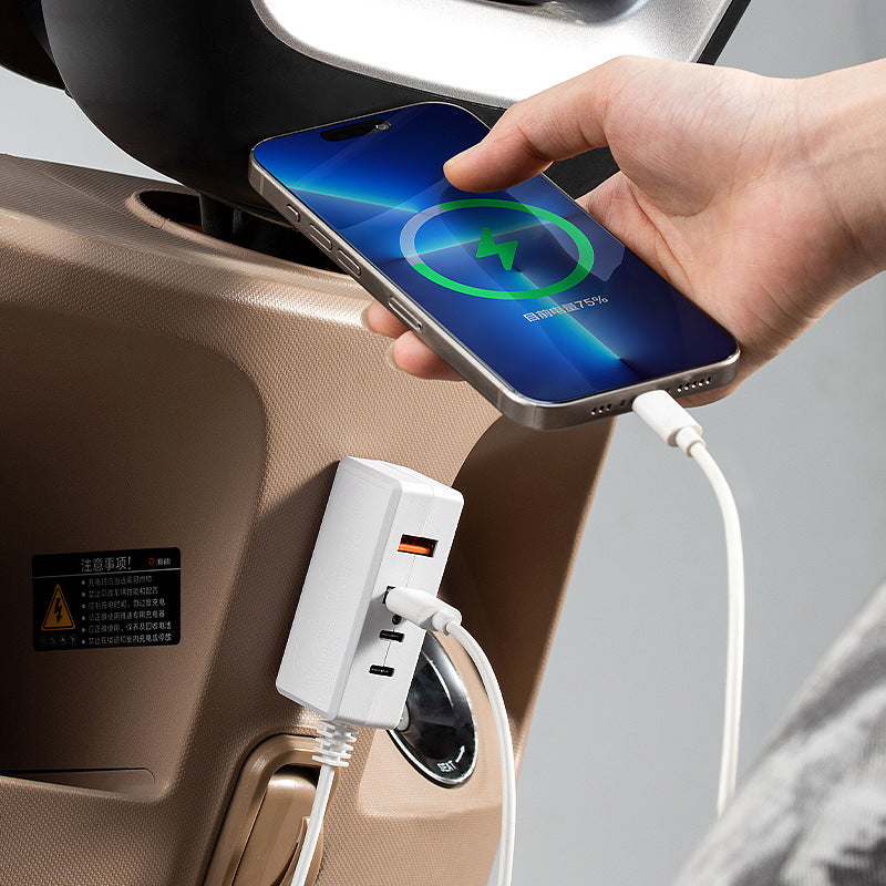 Electric vehicle phone charger fast charging usb converter 12v 60v 72v 100v battery car onboard charger