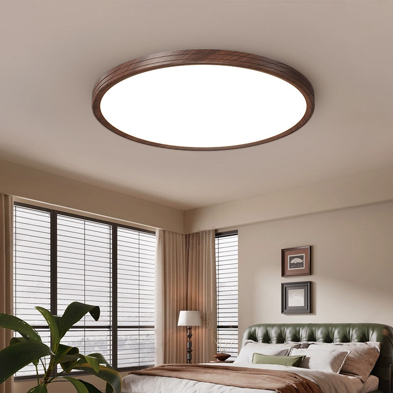 Ultra-thin ceiling lamp antique style bedroom main living room dining room lamp retro atmosphere chandelier Zhongshan lighting package combination