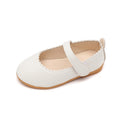 Girls' princess shoes - summer leather shoes for girls, simple soft-soled shoes for baby girls, children's shoes, toddler single shoes for spring and autumn